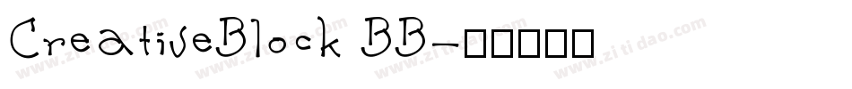 CreativeBlock BB字体转换